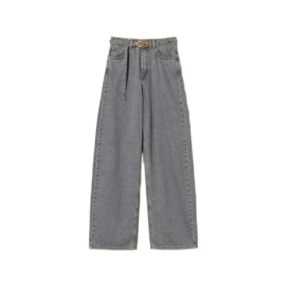 Twin Set Women Five-Pocket Balloon Jeans